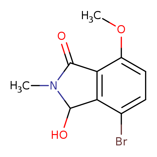 4-Bromo-3-hydroxy-7-methoxy-2-methyl-3H-isoindol-1-one