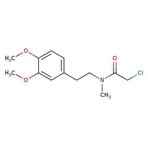 2-chloro-N-[2-(3,4-dimethoxyphenyl)ethyl]-N-methylacetamide