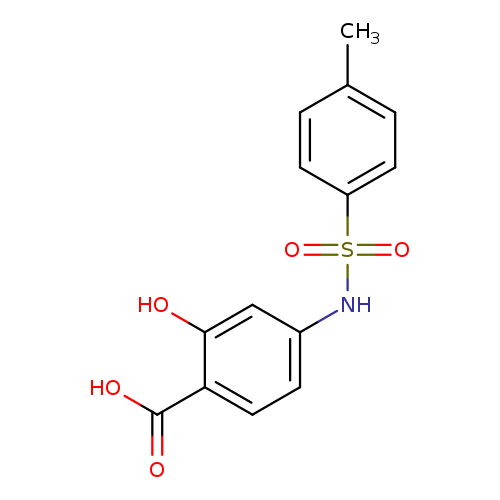 2-hydroxy-4-{[(4-methylphenyl)sulfonyl]amino}benzoic acid
