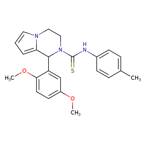 1-(2,5-dimethoxyphenyl)-N-(4-methylphenyl)-1H,2H,3H,4H-pyrrolo[1,2-a]pyrazine-2-carbothioamide