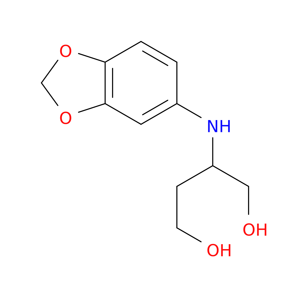 2-[(2H-1,3-benzodioxol-5-yl)amino]butane-1,4-diol