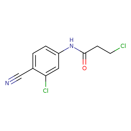 3-chloro-N-(3-chloro-4-cyanophenyl)propanamide