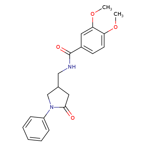 3,4-dimethoxy-N-[(5-oxo-1-phenylpyrrolidin-3-yl)methyl]benzamide