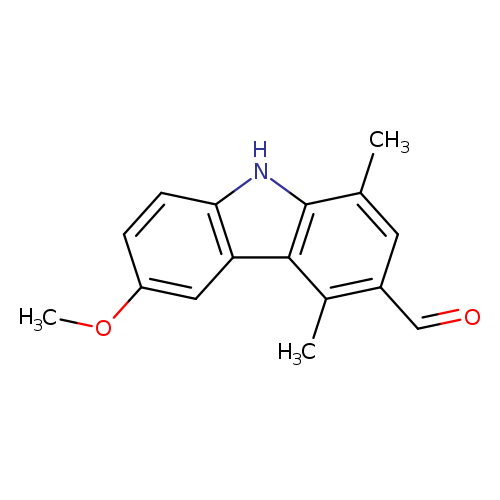 6-Methoxy-1,4-dimethyl-9h-carbazole-3-carbaldehyde