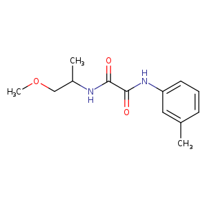 N-(1-methoxypropan-2-yl)-N'-(3-methylphenyl)ethanediamide