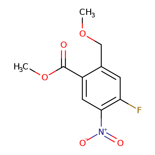2-Fluoro-5-(methoxycarbonyl)-4-(methoxymethyl)nitrobenzene