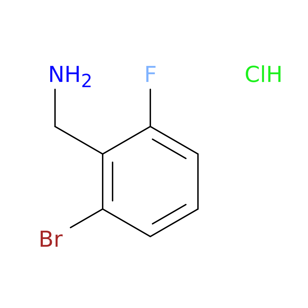 Benzenemethanamine, 2-bromo-6-fluoro-, hydrochloride (1:1)