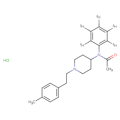 N-[1-[2-(4-methylphenyl)ethyl]-4-piperidinyl]-N-phenyl-d5-acetamide,monohydrochloride