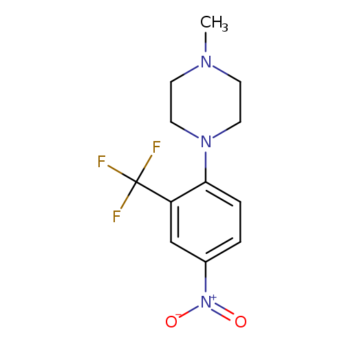 1-Methyl-4-[4-nitro-2-(trifluoromethyl)phenyl]-piperazine