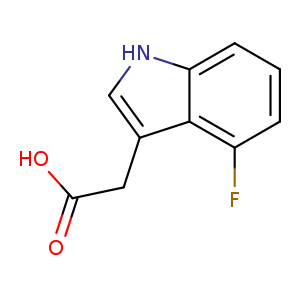 2-(4-fluoro-1H-indol-3-yl)acetic acid