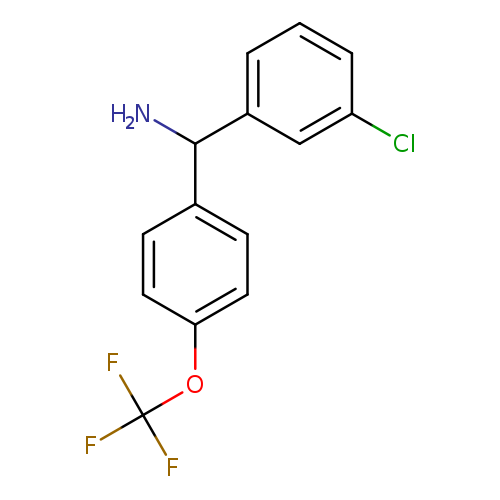 (3-chlorophenyl)[4-(trifluoromethoxy)phenyl]methanamine