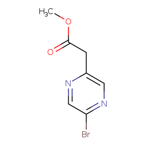 2-Pyrazineacetic acid, 5-bromo-, methyl ester