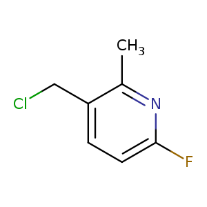 Pyridine, 3-(chloromethyl)-6-fluoro-2-methyl-