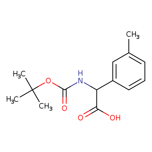 2-{[(tert-butoxy)carbonyl]amino}-2-(3-methylphenyl)acetic acid