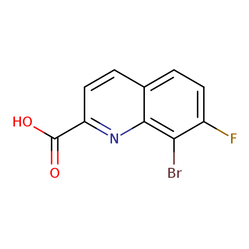 8-Bromo-7-fluoroquinoline-2-carboxylic acid