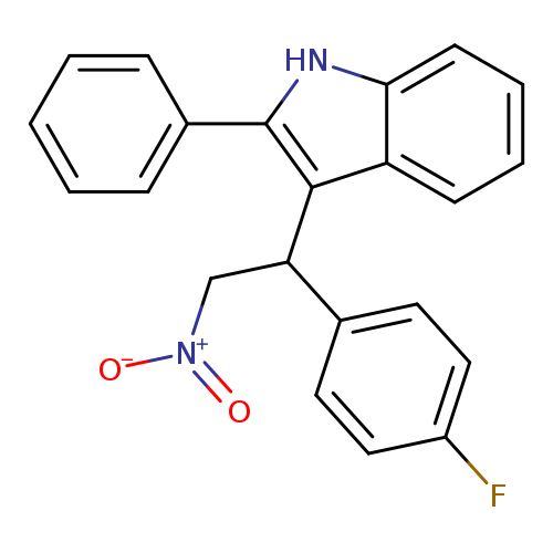 3-[1-(4-fluorophenyl)-2-nitroethyl]-2-phenyl-1H-indole