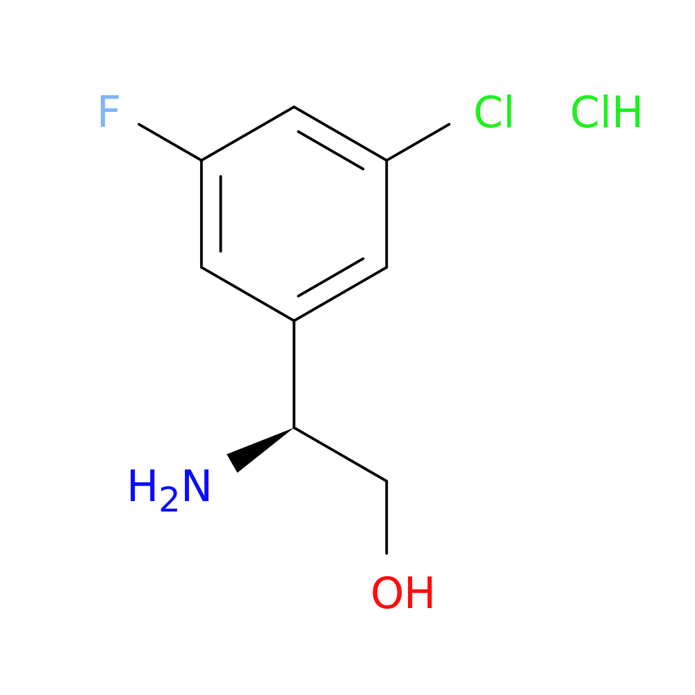(2S)-2-amino-2-(3-chloro-5-fluorophenyl)ethanol hydrochloride