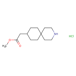 3-Azaspiro[5.5]undecane-9-acetic acid, methyl ester, hydrochloride (1:1)