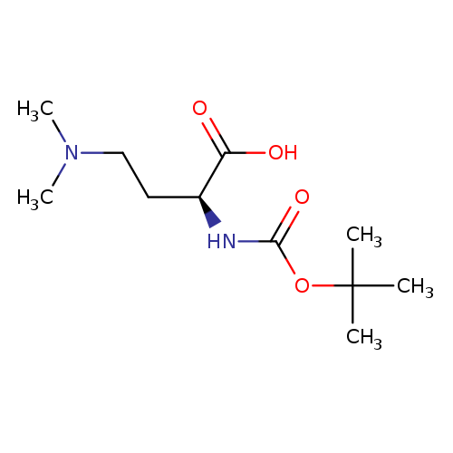 Butanoic acid, 4-(dimethylamino)-2-[[(1,1-dimethylethoxy)carbonyl]amino]-, (2S)-
