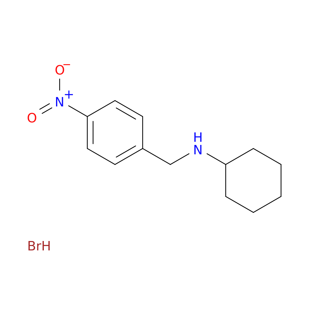 N-(4-nitrobenzyl)cyclohexanamine hydrobromide