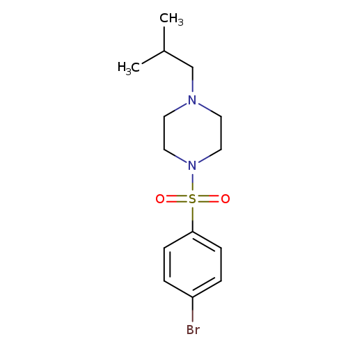 1-(4-Bromophenylsulfonyl)-4-isobutylpiperazine