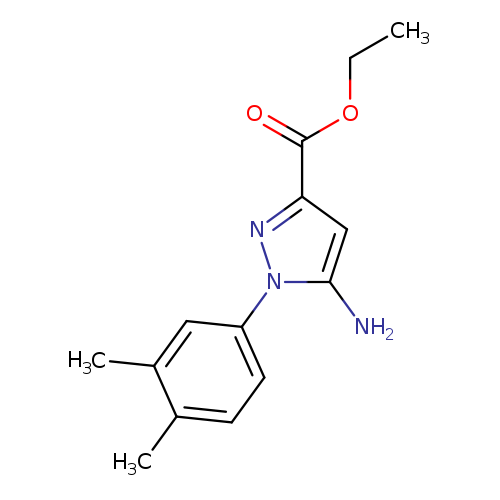 ethyl 5-amino-1-(3,4-dimethylphenyl)-1H-pyrazole-3-carboxylate