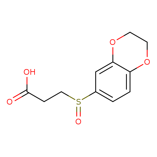 3-(2,3-dihydro-1,4-benzodioxine-6-sulfinyl)propanoic acid