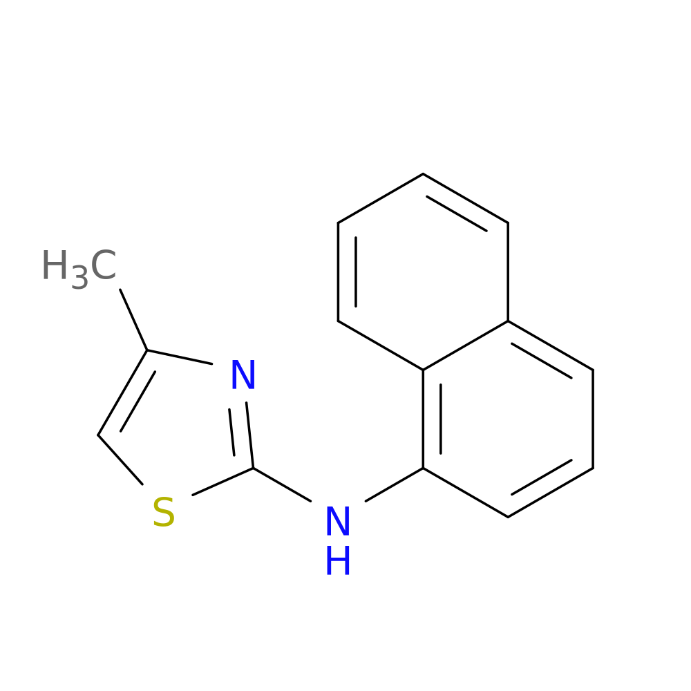 4-methyl-N-(naphthalen-1-yl)-1,3-thiazol-2-amine