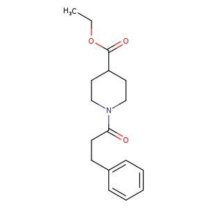Ethyl 1-(3-phenylpropanoyl)piperidine-4-carboxylate