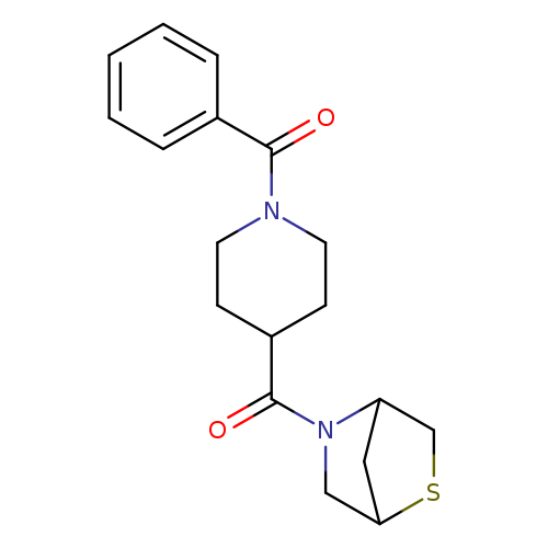 5-(1-benzoylpiperidine-4-carbonyl)-2-thia-5-azabicyclo[2.2.1]heptane