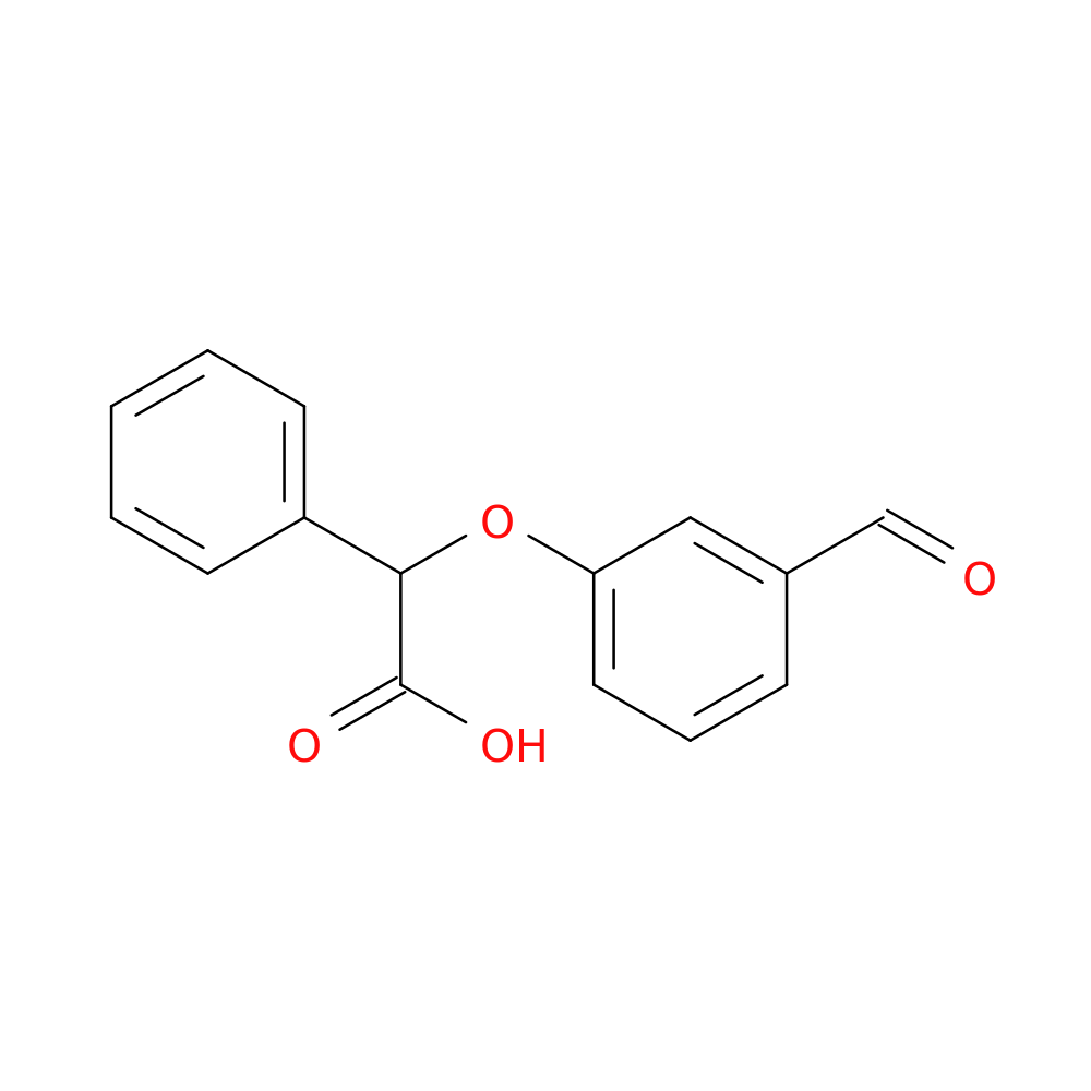 2-(3-formylphenoxy)-2-phenylacetic acid