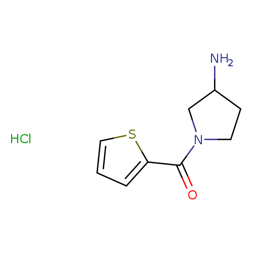 (3-Amino-pyrrolidin-1-yl)-thiophen-2-yl-methanone hydrochloride