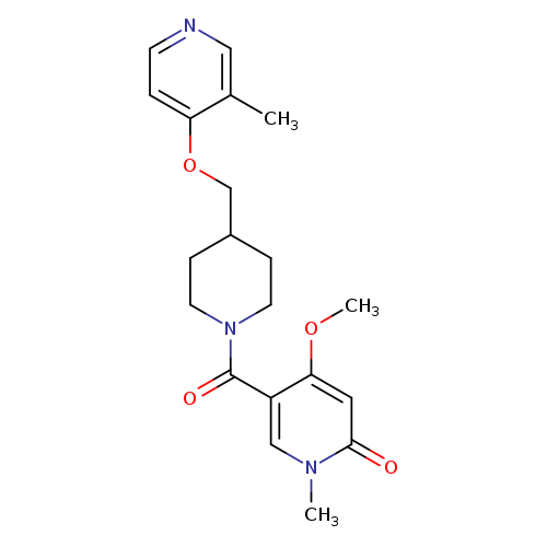 4-methoxy-1-methyl-5-(4-{[(3-methylpyridin-4-yl)oxy]methyl}piperidine-1-carbonyl)-1,2-dihydropyridin-2-one