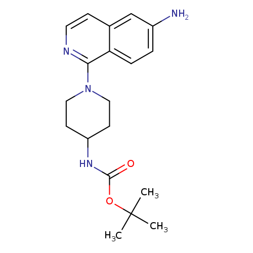 tert-butylN-[1-(6-aminoisoquinolin-1-yl)piperidin-4-yl]carbamate