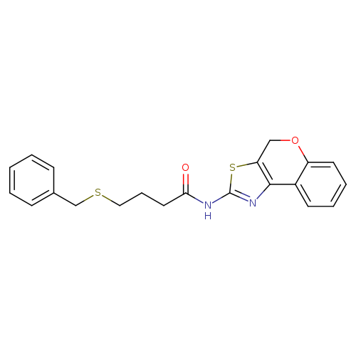 4-(benzylsulfanyl)-N-{4H-chromeno[4,3-d][1,3]thiazol-2-yl}butanamide