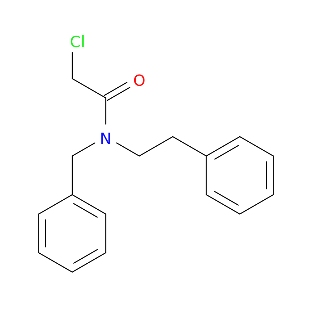 N-Benzyl-2-chloro-N-(2-phenylethyl)acetamide