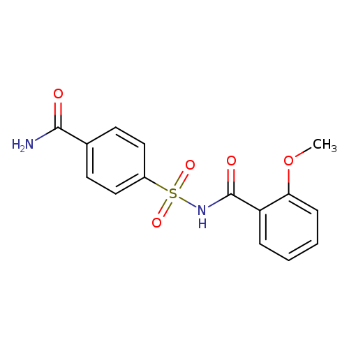 N-(4-carbamoylbenzenesulfonyl)-2-methoxybenzamide