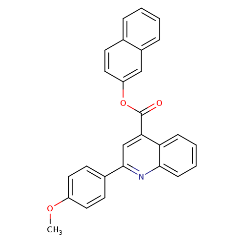 Naphthalen-2-yl 2-(4-methoxyphenyl)quinoline-4-carboxylate