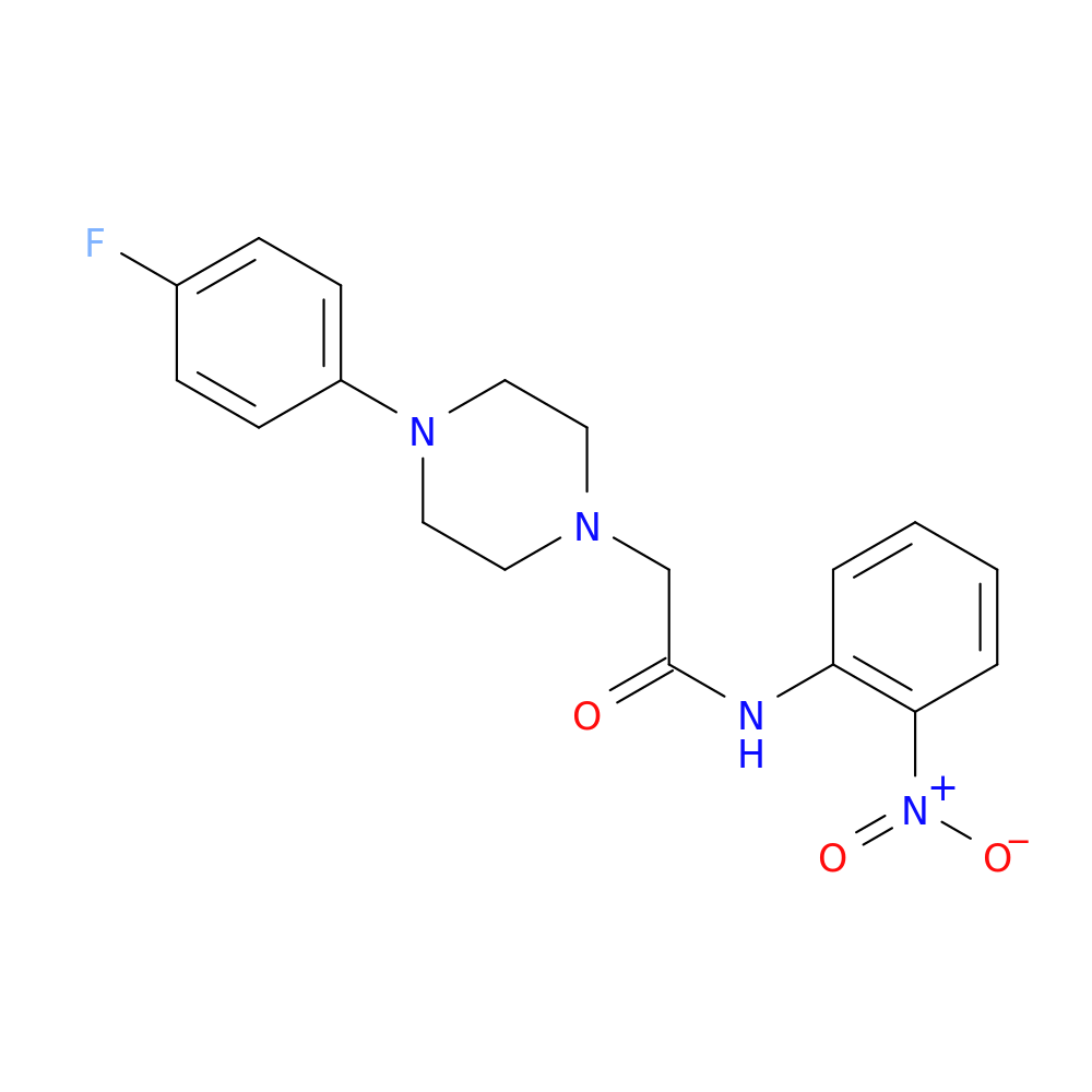 2-[4-(4-fluorophenyl)piperazin-1-yl]-N-(2-nitrophenyl)acetamide