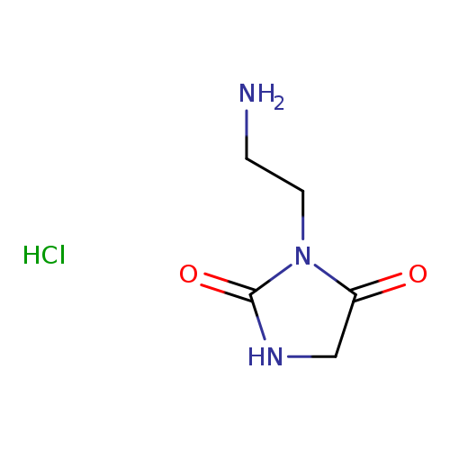 3-(2-Aminoethyl)imidazolidine-2,4-dione hydrochloride