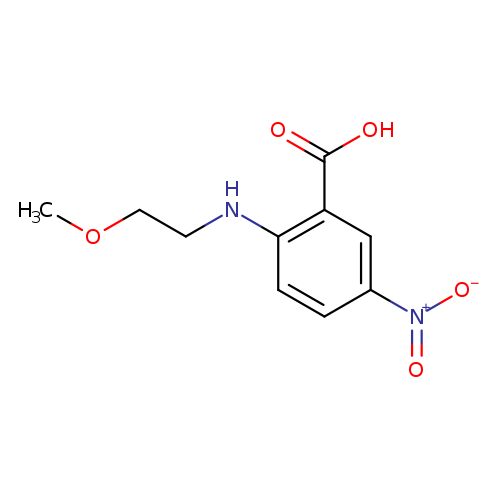 2-((2-Methoxyethyl)amino)-5-nitrobenzoic acid