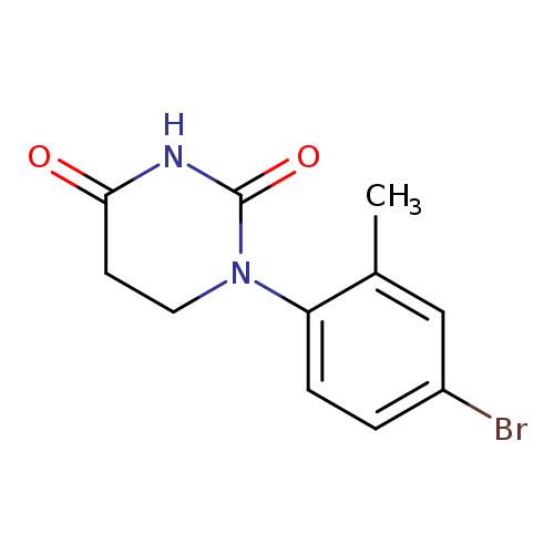 1-(4-bromo-2-methylphenyl)-1,3-diazinane-2,4-dione