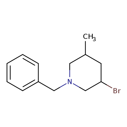 1-benzyl-3-bromo-5-methylpiperidine