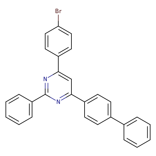 4-(Biphenyl-4-yl)-6-(4-bromophenyl)-2-phenylpyrimidine