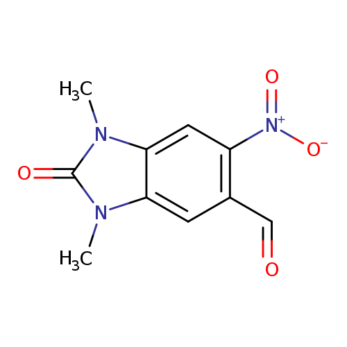 1,3-Dimethyl-6-nitro-2-oxo-2,3-dihydro-1h-benzimidazole-5-carbaldehyde