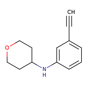N-(3-ethynylphenyl)oxan-4-amine
