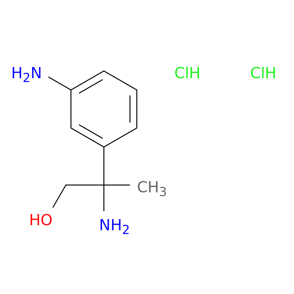 2-Amino-2-(3-aminophenyl)propan-1-ol dihydrochloride