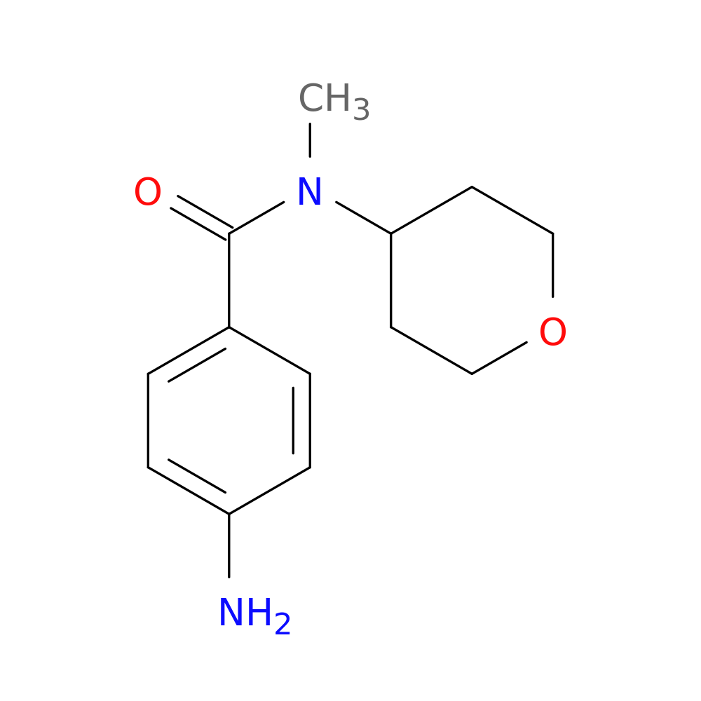 4-amino-N-methyl-N-(oxan-4-yl)benzamide
