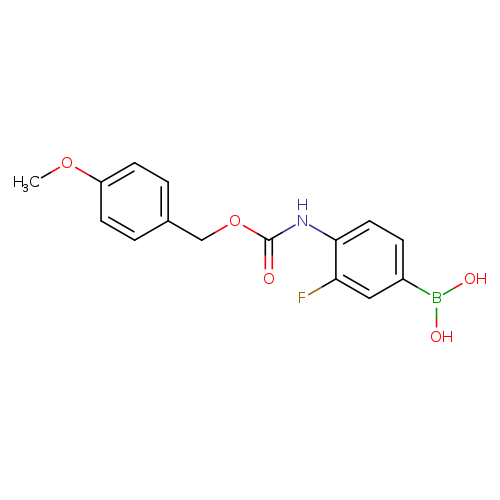 3-Fluoro-4-((4-methoxybenzyloxy)carbamoyl)phenylboronic acid
