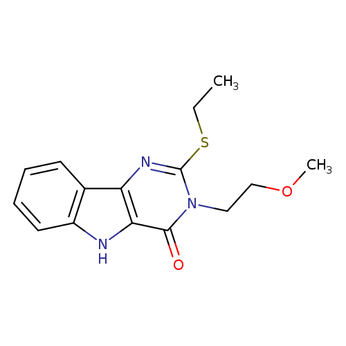 2-(ethylsulfanyl)-3-(2-methoxyethyl)-3H,4H,5H-pyrimido[5,4-b]indol-4-one